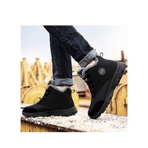 BomKinta Women's Snow Boots Anti-Slip Soft Sole Fur Lined‎ Winter Ankle Booties